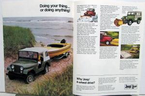 1970 Jeep Universal The 2-Car Car Sales Brochure