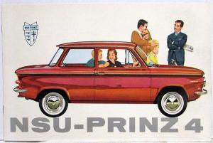 1962 NSU Prinz 4 and Sport Prinz Promotional Sales Packet