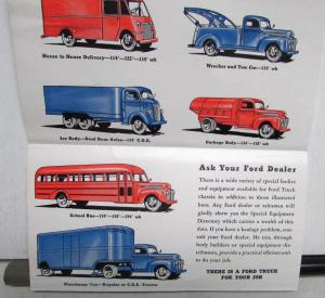 1942 Ford Mortician School Bus Refuse Wrecker Utility Fire Apparatus COE Mailer