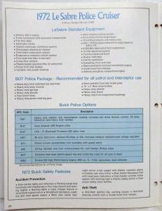 1972 Buick/Opel Advance Information - Skylark LeSabre Riviera GT Deluxe 1900