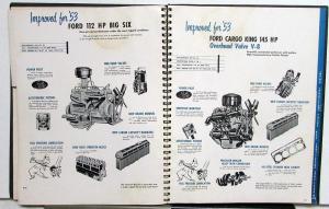 1953 Ford Truck Dealer Facts Data Book F100-900 Pickup Panel HD Bus Delivery