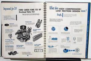 1953 Ford Truck Dealer Facts Data Book F100-900 Pickup Panel HD Bus Delivery