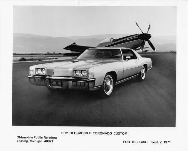 1972 Oldsmobile Toronado Custom Press Photo 0344