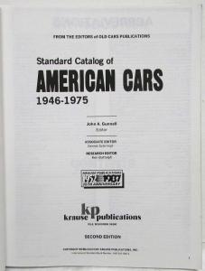 1946-1975 Standard Catalog of American Cars - Second Edition