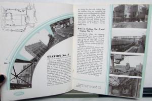 1936 Ford Works United Kingdom Dagenham Essex Factory Tour Original Booklet
