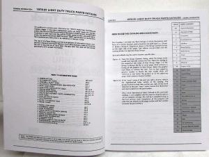 1978-1981 Dodge Lt Duty Truck Mopar Parts Book Catalog - 3 Volume Set