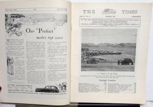 1939 The Ford Times Vol16 No8 August Mobiloil Model T Railways ENGLAND