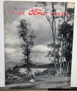 1939 The Ford Times Vol16 No7 July Fordsons Van V8 30 Accessories ENGLAND