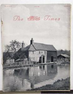 1939 The Ford Times Vol16 No6 June Prefect Accessories Pricing ENGLAND