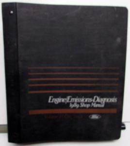 1989 Ford Engine Emissions Diagnosis Service Manual Car-Truck Vol H