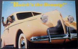 1939 Buick Dealer Original Postcard