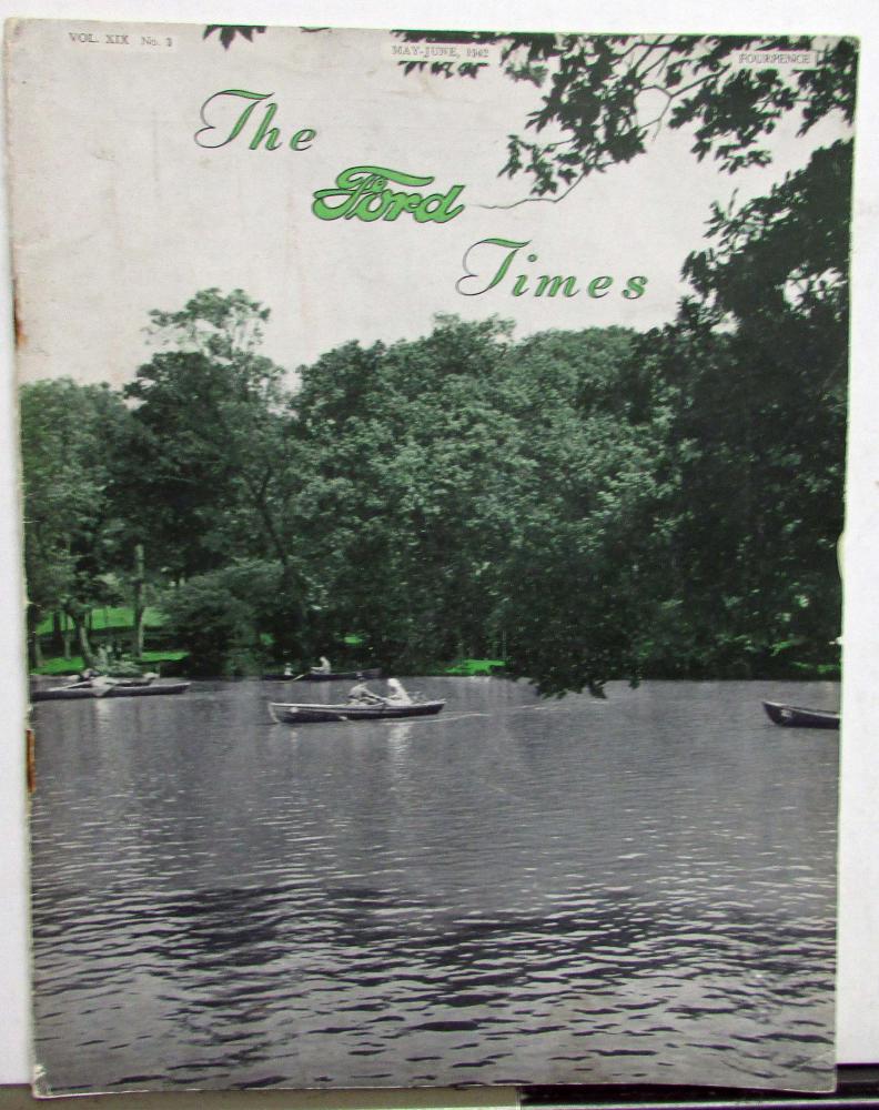 1942 The Ford Times Vol19 No3 May June Fordson Truck Maritime Commission ENGLAND