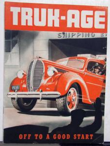 1938 Ford TRUK-AGE V8 Dump Trucks Terrible Terry Commercial Car Original Mailer