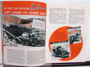 1938 Ford TRUK-AGE V8 Dump Trucks Terrible Terry Commercial Car Original Mailer