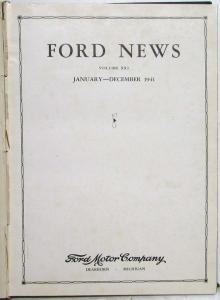 1941 Ford News Volume 21 Compilation of 12 Dealer Customer Industry News