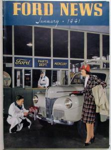 1941 Ford News Volume 21 Compilation of 12 Dealer Customer Industry News