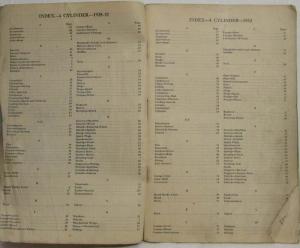 1928 Thru 1932 Ford V-8 and 4-Cylinder Price List of Parts Effective July 5 1932