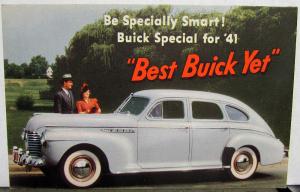1941 Buick Dealer Original Post Cards Models Special Super Set of 4