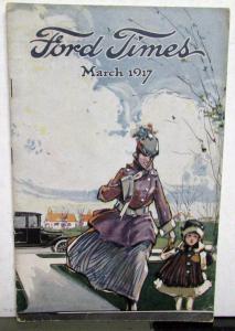1917 Ford Times March Issue Original Mailer Model T
