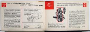 1954 Ford Y Block V8 I Block 6 Fordomatic Overdrive Conventional Sales Brochure