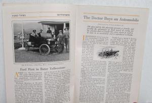 1915 Ford Times September Original Mailer Model T