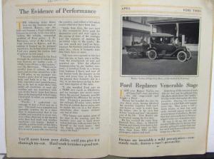 1916 Ford Times April Original Mailer Model T