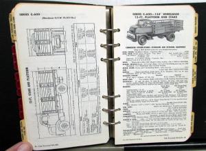 1956 Ford Truck Salesman Handbook Data Facts Book Sedan Delivery Pickup F Series