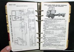 1956 Ford Truck Salesman Handbook Data Facts Book Sedan Delivery Pickup F Series