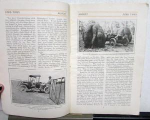 1916 Ford Times August Original Mailer Model T