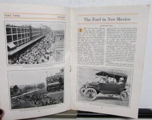 1916 Ford Times August Original Mailer Model T