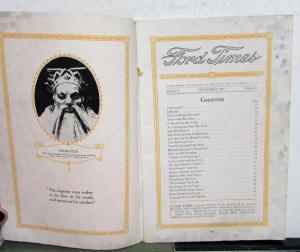 1916 Ford Times September Original Mailer Model T