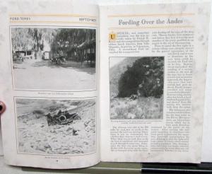 1916 Ford Times September Original Mailer Model T