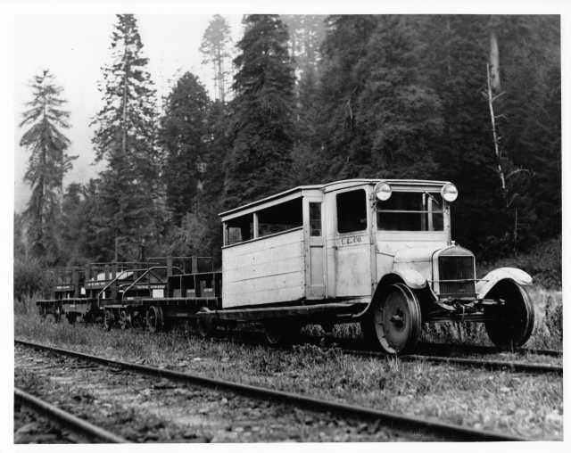 1920s Ford Truck Motor Car and Trailers Press Photo 0429 - Union Lumber Co