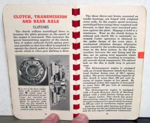 1937 Ford Trucks Dealer Salesmans Truck & Commercial Car Handbook Data Book Orig