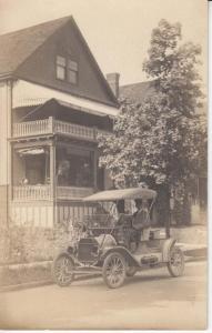 1908-1927 Ford Model T Cars Set of 4 Vintage Postcards