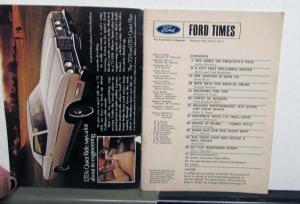1972 Ford Times Issue FEB JULY AUG DEC Original Mustang Thunderbird Torino LTD