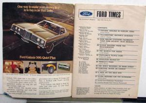 1972 Ford Times Issue FEB JULY AUG DEC Original Mustang Thunderbird Torino LTD