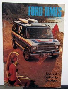 1977 Ford Times Issue Jan Aug Bronco Mustang LTD Pinto Original Custom Van