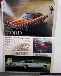 1970 Ford Times October 1971 Intro Torino Mustang Maverick Pinto Thunderbird
