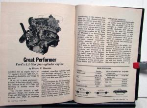 1970 Ford Times October 1971 Intro Torino Mustang Maverick Pinto Thunderbird