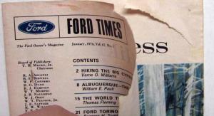 1974 Ford Times Jan Feb April June July Aug Sept Nov Torino Mustang II Maverick