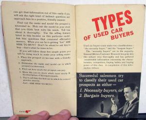 1937 Pontiac Dealer Used Car Sales Manual Data Book Features Of 32-36 All Makes