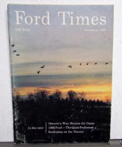 1965 Ford Times November Issue Falcon Fairlane Mustang GT Original