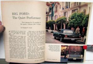 1965 Ford Times November Issue Falcon Fairlane Mustang GT Original