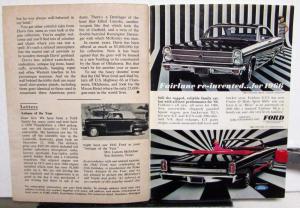 1965 Ford Times November Issue Falcon Fairlane Mustang GT Original