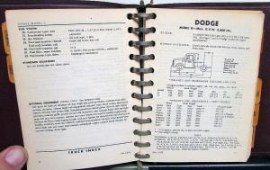 1955 The Truck Index Facts Data Book Chevrolet Dodge Ford GMC Mack REO IH