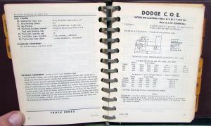 1955 The Truck Index Facts Data Book Chevrolet Dodge Ford GMC Mack REO IH