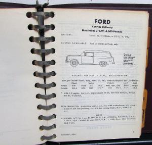 1955 The Truck Index Facts Data Book Chevrolet Dodge Ford GMC Mack REO IH