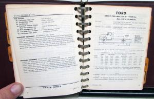 1955 The Truck Index Facts Data Book Chevrolet Dodge Ford GMC Mack REO IH