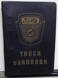 1954 Ford Truck Dealer Sales Handbook Facts Data Book Pickup F Series Bus HD